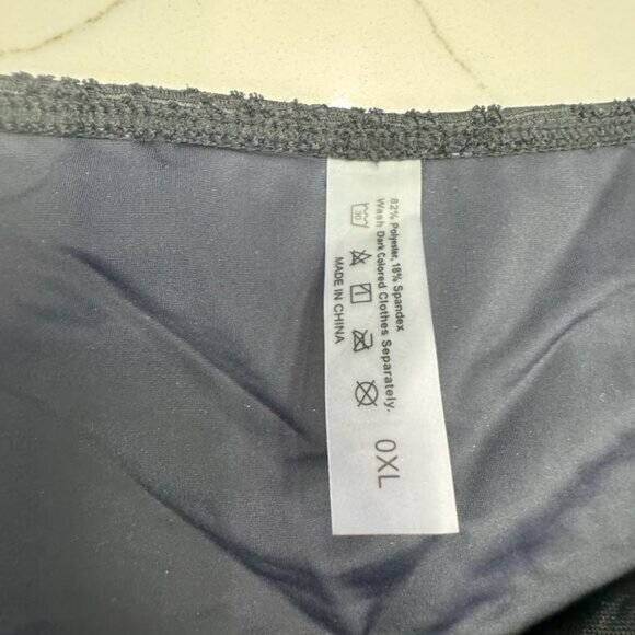 Gray Patterned Womens Skirt - Picture 4 of 4